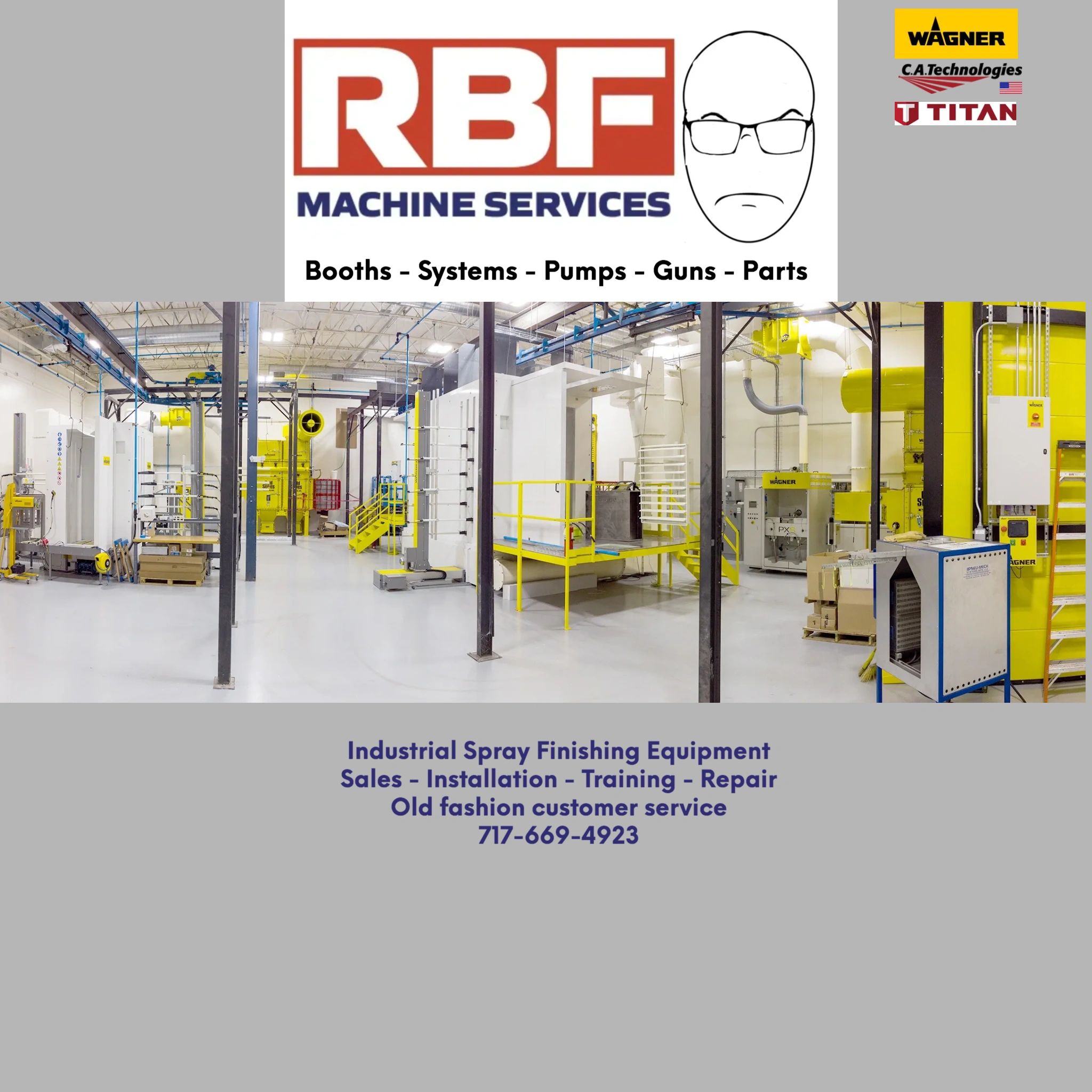 Spray Finishing Equipment RBF Machine Services Inc
